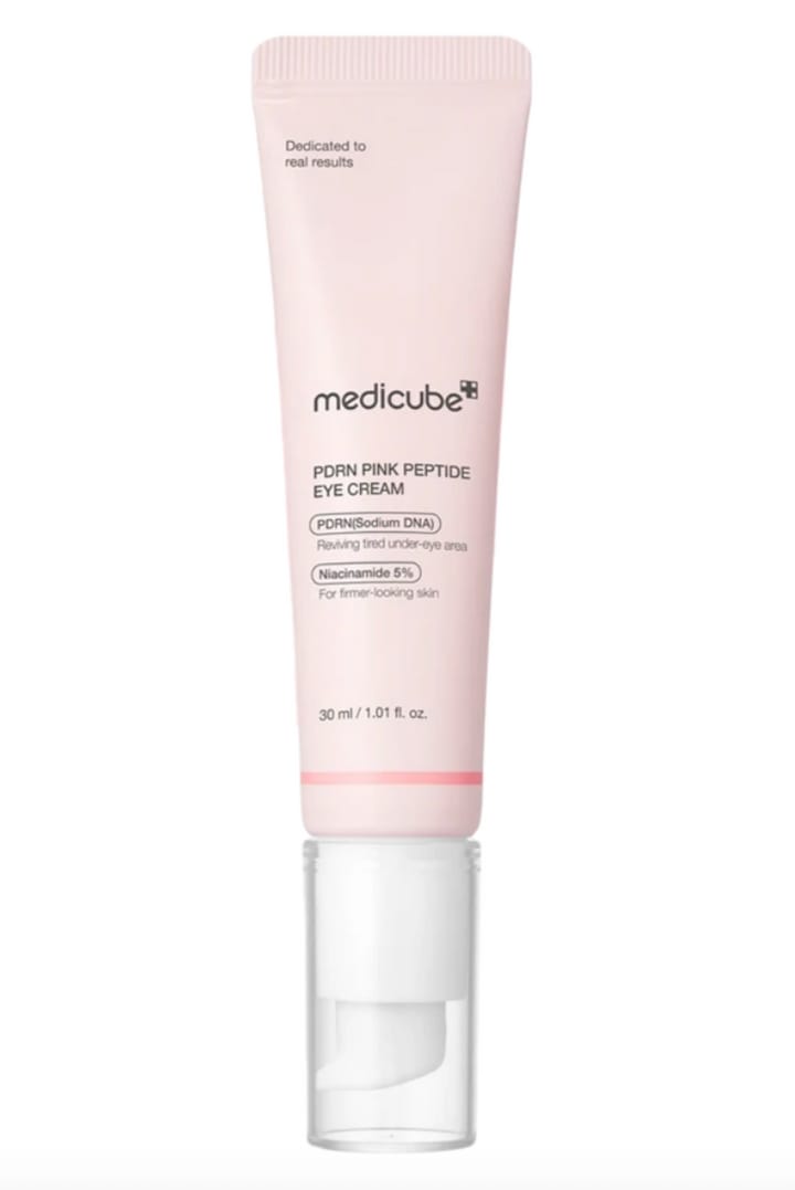 "Medicube PDRN Pink Peptide Eye Cream – Dark Circles & Wrinkle Care"