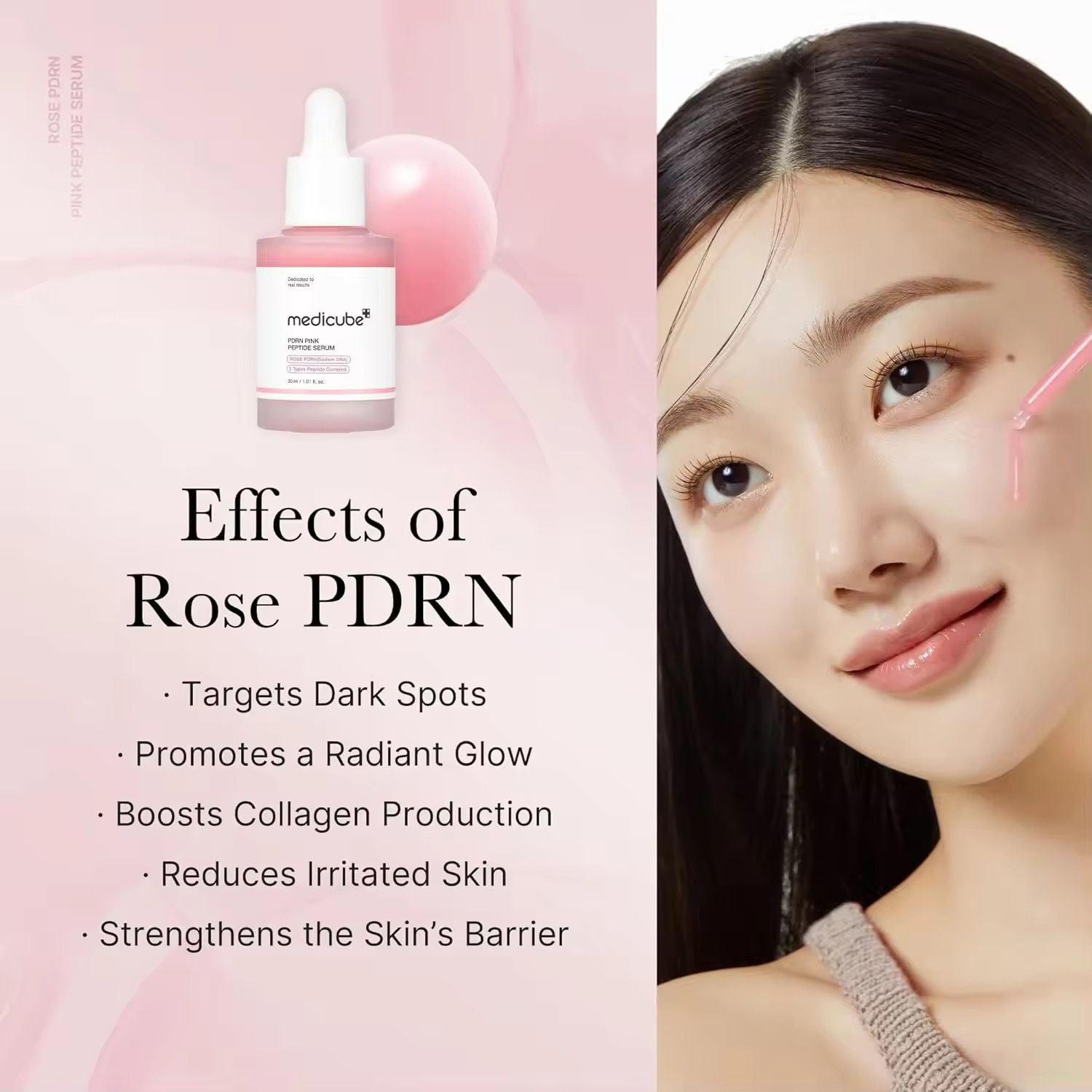 "Medicube PDRN Pink Peptide  30ml Serum | Glow, Firmness & Skin Repair"