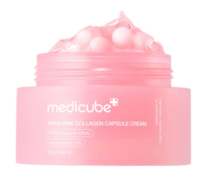 “Medicube PDRN Pink Collagen Capsule Cream – Hydrating & Firming”
