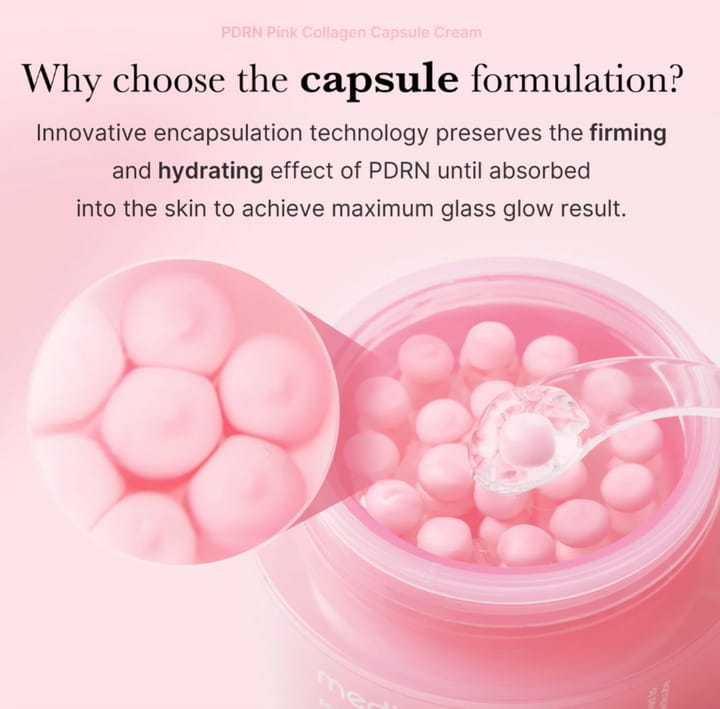 “Medicube PDRN Pink Collagen Capsule Cream – Hydrating & Firming”