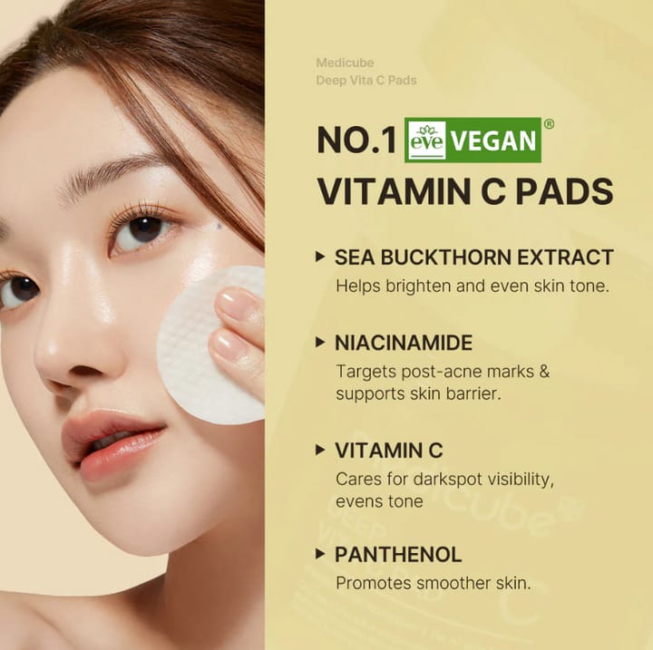 Medicube Vitamin C Pads – Brightening & Radiance Boost