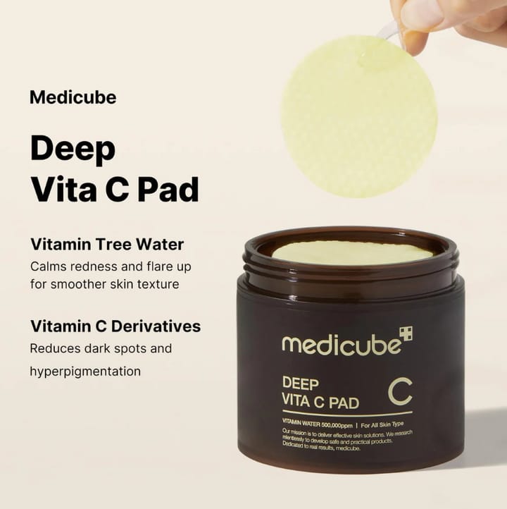 Medicube Vitamin C Pads – Brightening & Radiance Boost
